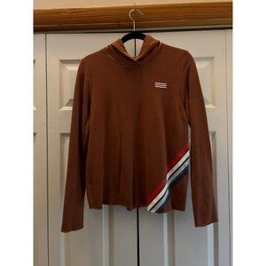 Sol Angeles Pullover Hoodie Brown Women’s Medium $128